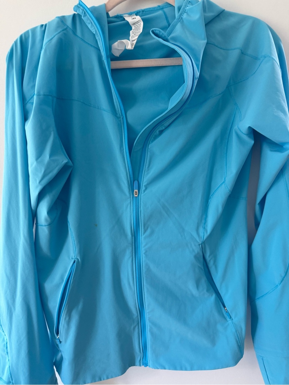 lululemon athletica Bright Blue Hooded Softshell Jacket